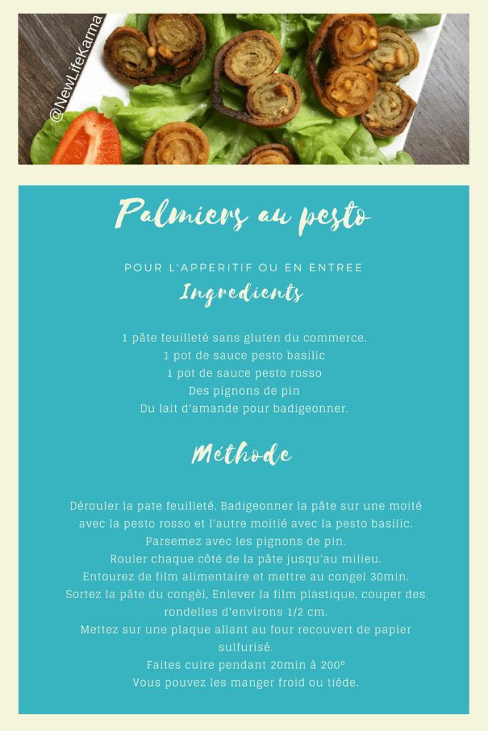Palmiers au pesto