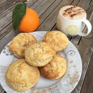 Scones à l'orange et à l'angélique